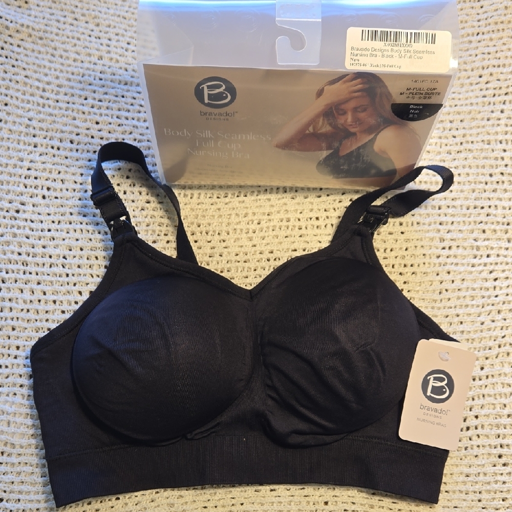 Bravado Black Seamless Nursing Bra